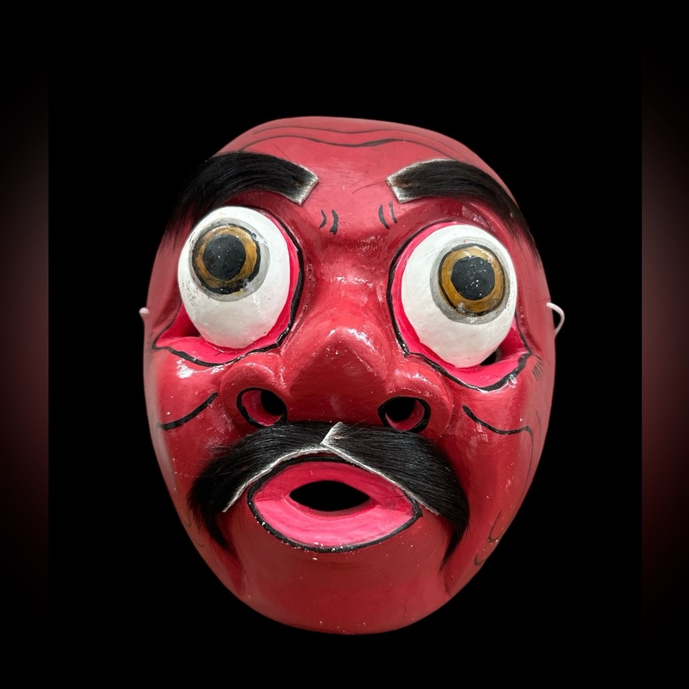 Balinese hand carved character mask.